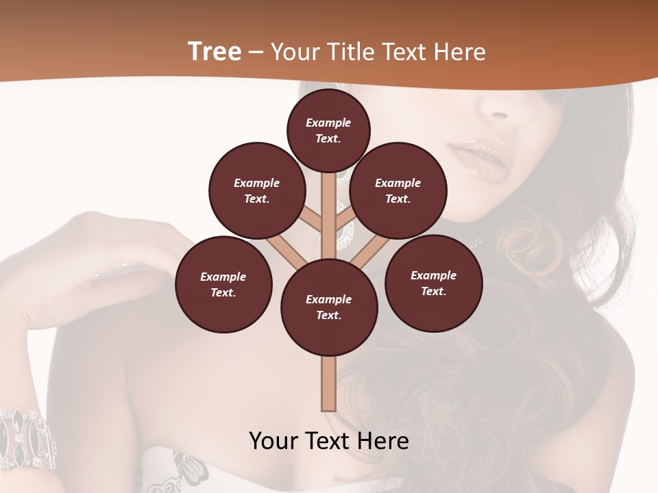 Female Portrait  PowerPoint Template