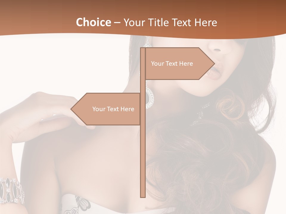 Female Portrait  PowerPoint Template