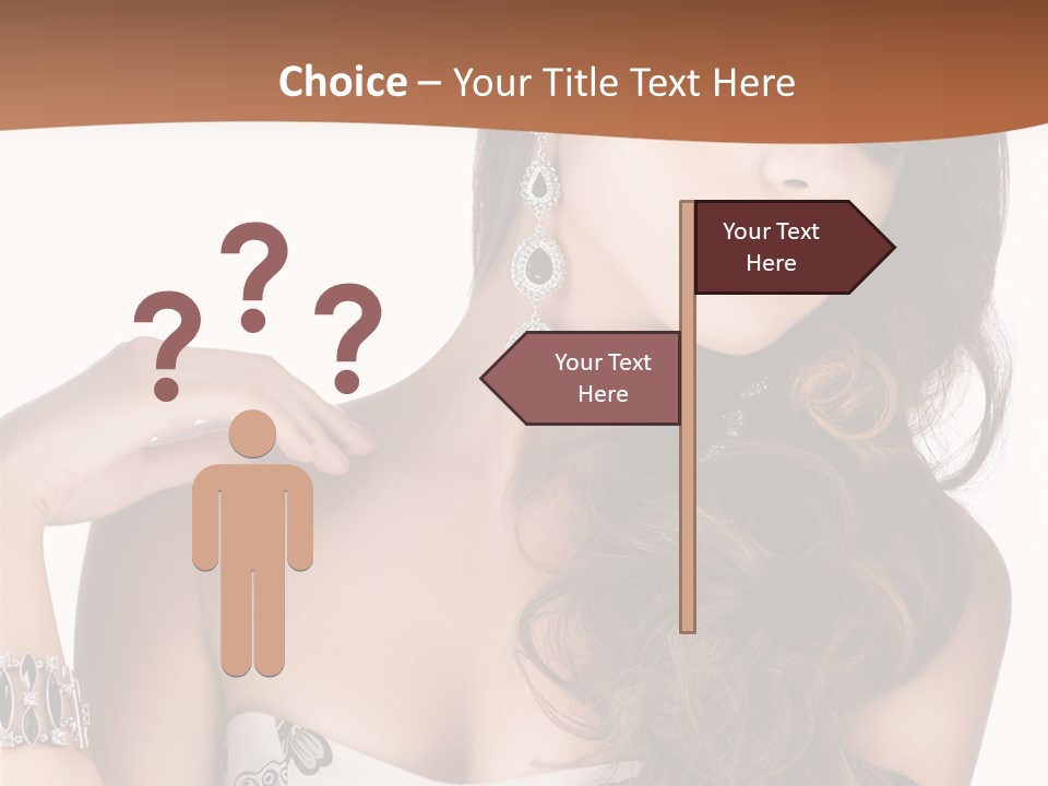 Female Portrait  PowerPoint Template