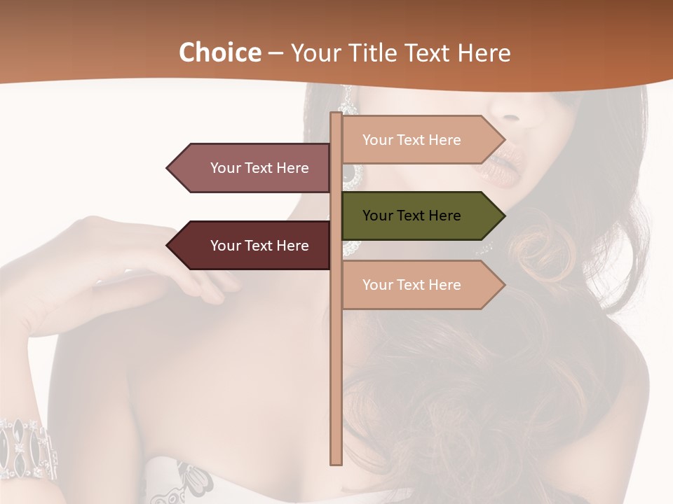 Female Portrait  PowerPoint Template