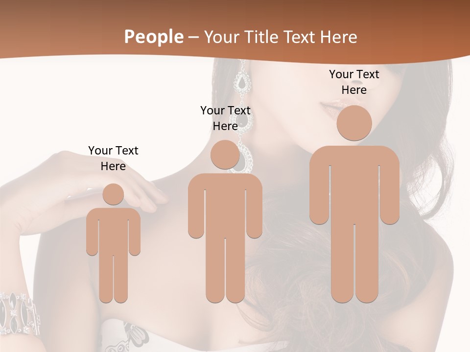 Female Portrait  PowerPoint Template