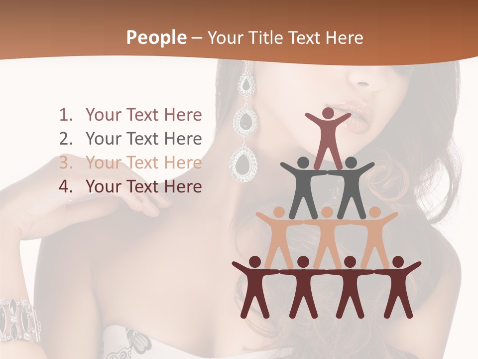 Female Portrait  PowerPoint Template