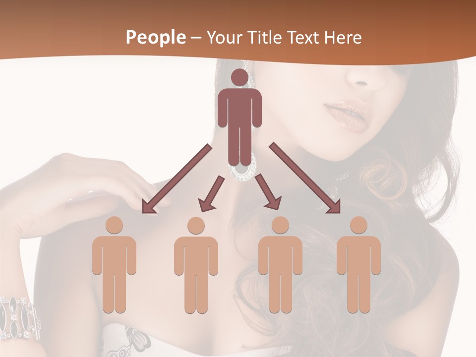 Female Portrait  PowerPoint Template