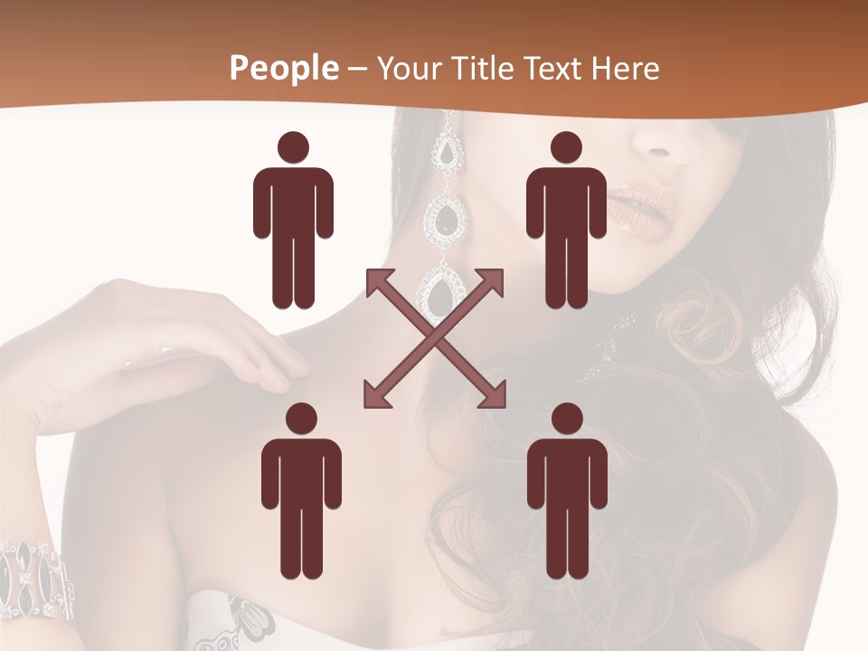 Female Portrait  PowerPoint Template