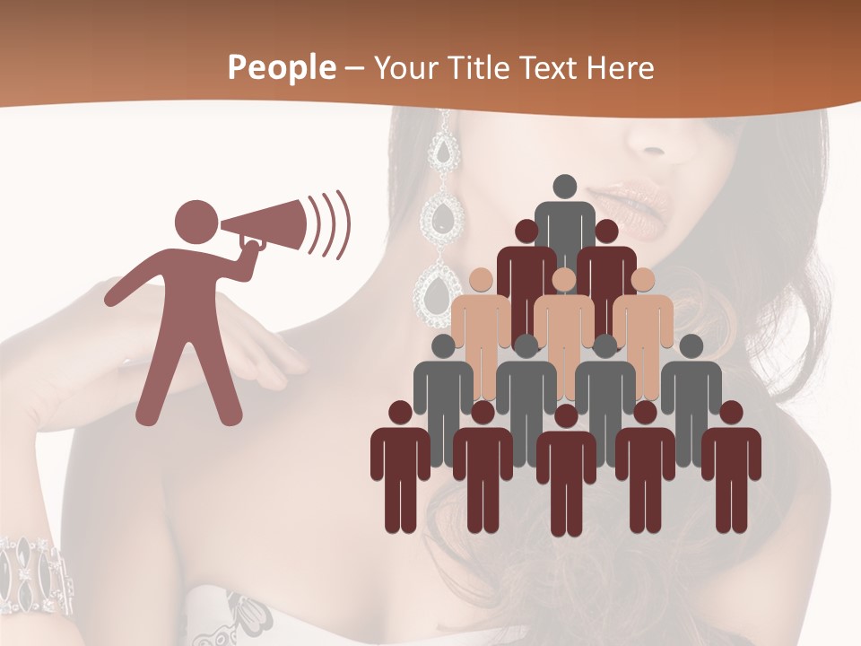 Female Portrait  PowerPoint Template