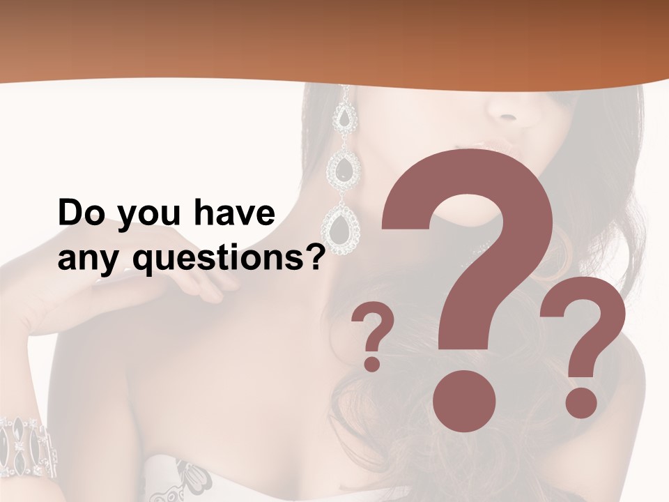 Female Portrait  PowerPoint Template