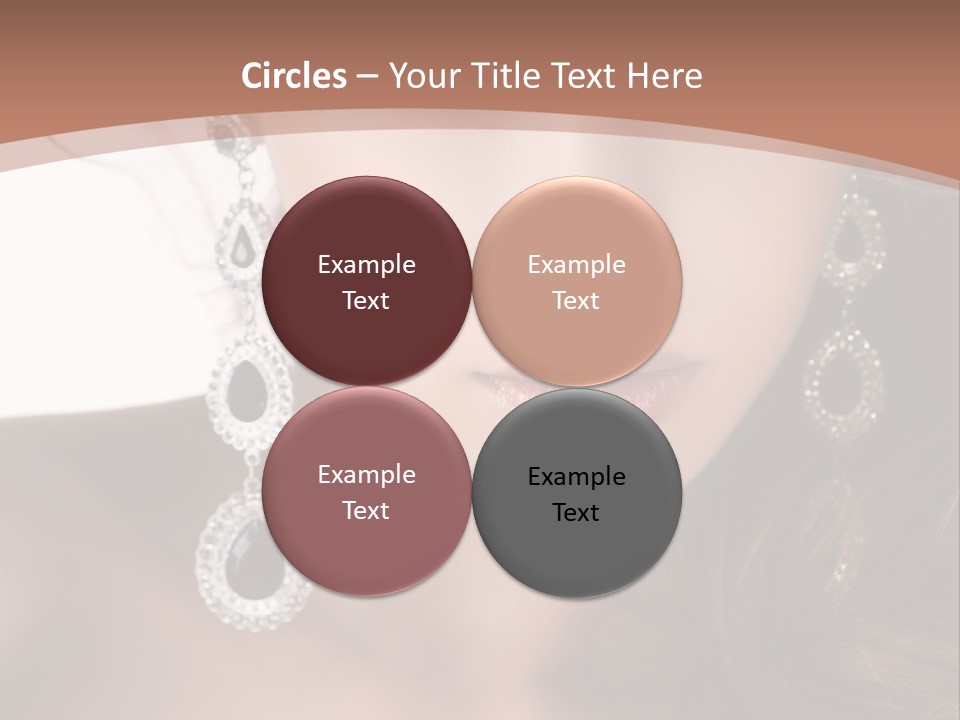 Young Bijouterie Girl PowerPoint Template