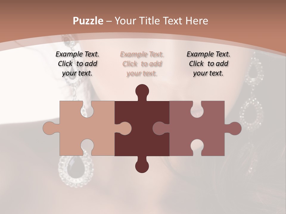 Young Bijouterie Girl PowerPoint Template