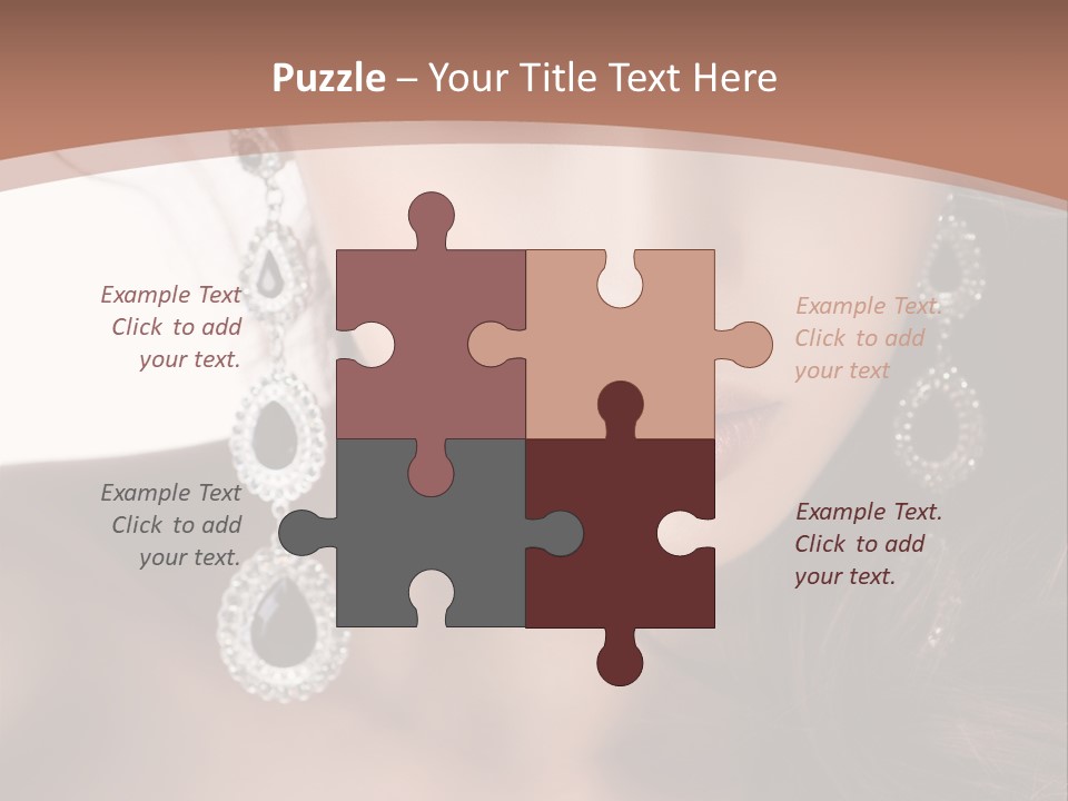 Young Bijouterie Girl PowerPoint Template