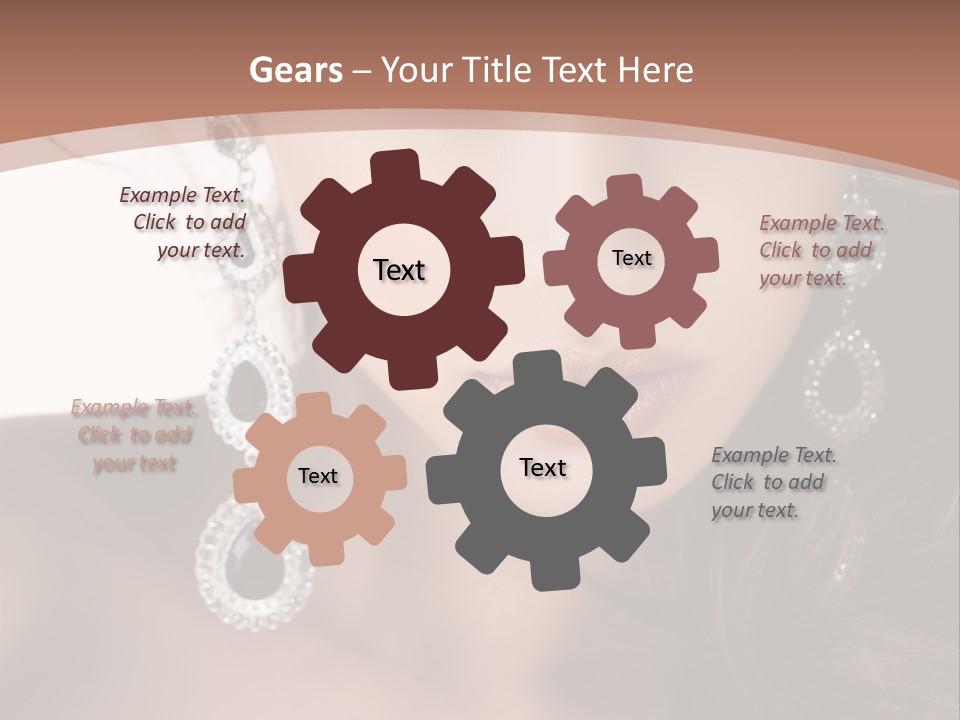 Young Bijouterie Girl PowerPoint Template