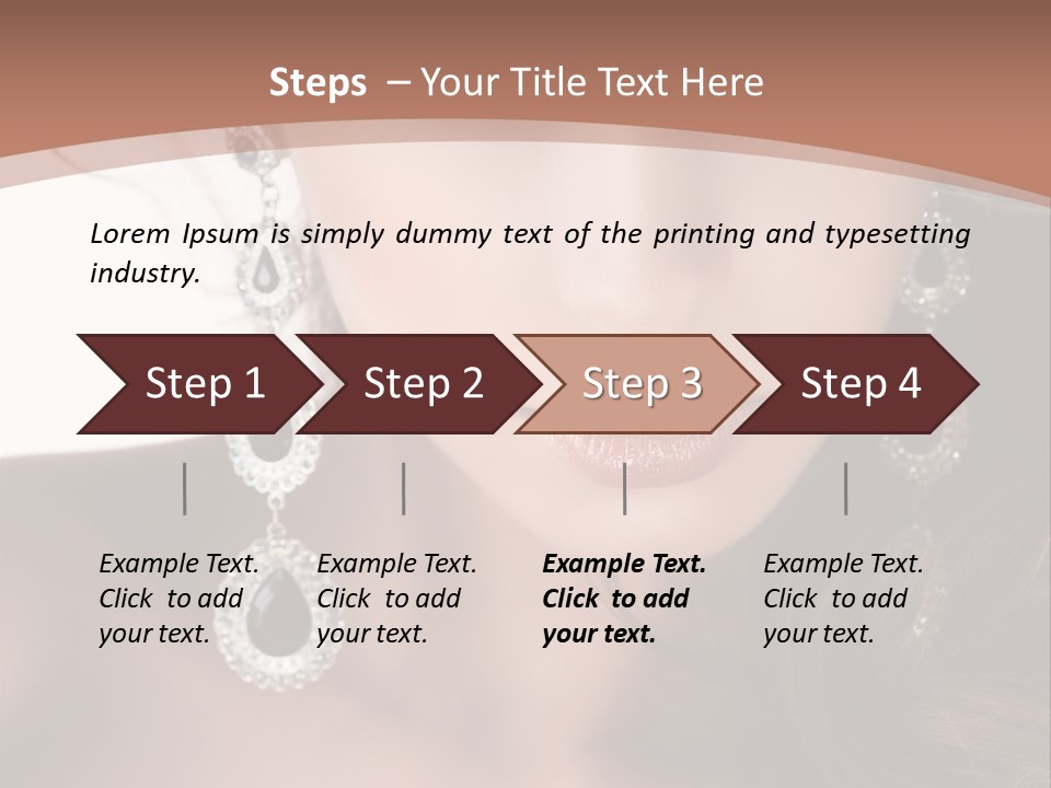 Young Bijouterie Girl PowerPoint Template