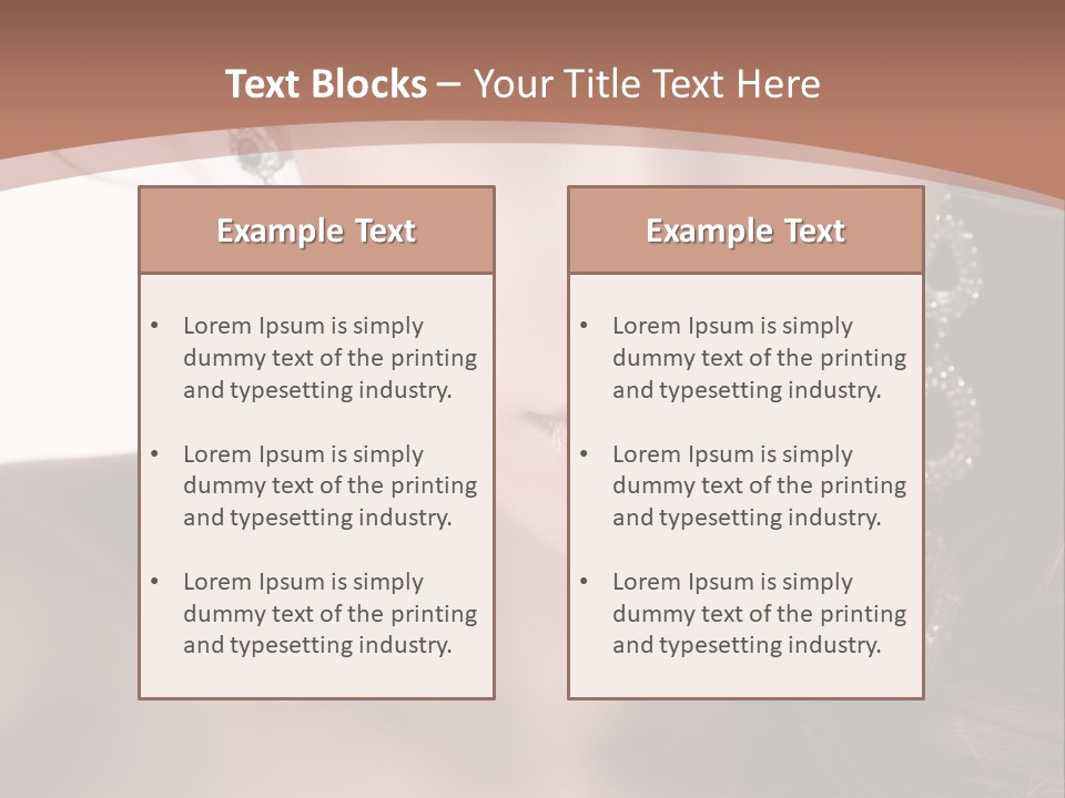 Young Bijouterie Girl PowerPoint Template