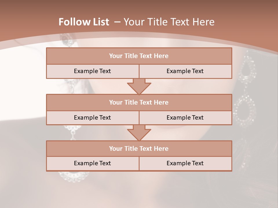 Young Bijouterie Girl PowerPoint Template