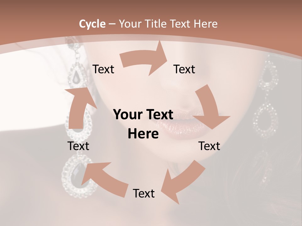 Young Bijouterie Girl PowerPoint Template