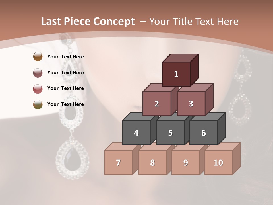 Young Bijouterie Girl PowerPoint Template