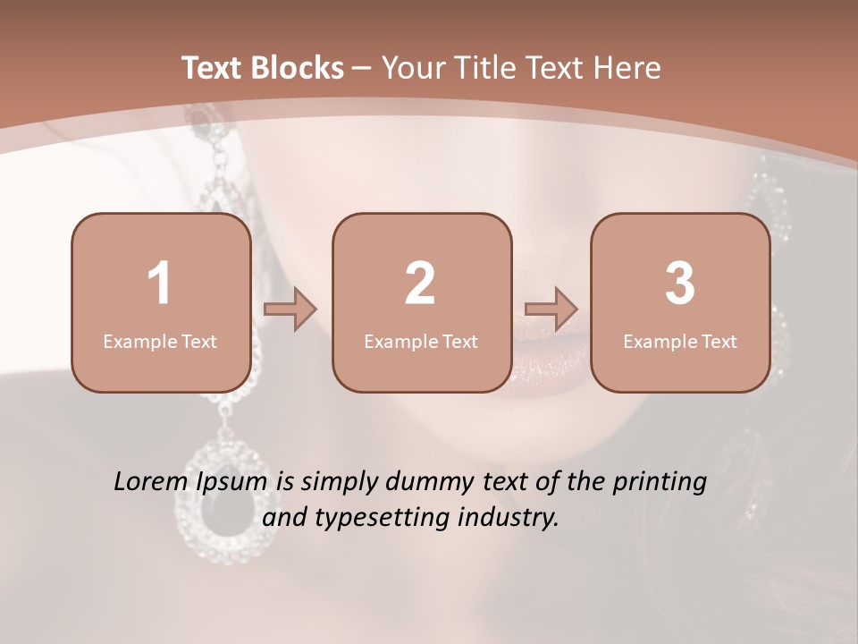 Young Bijouterie Girl PowerPoint Template