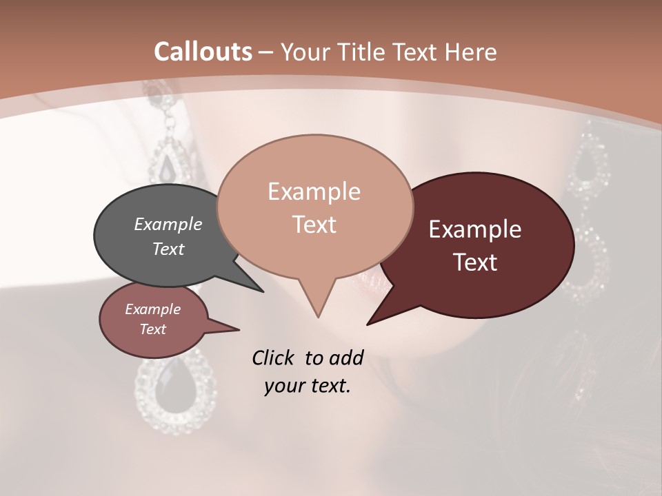 Young Bijouterie Girl PowerPoint Template