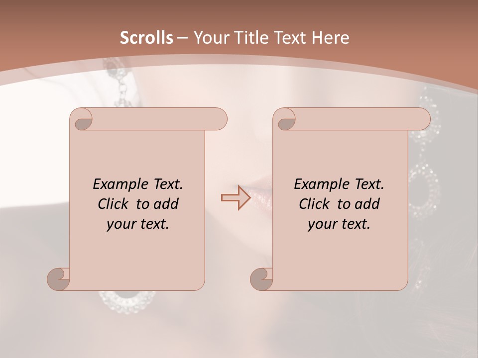 Young Bijouterie Girl PowerPoint Template