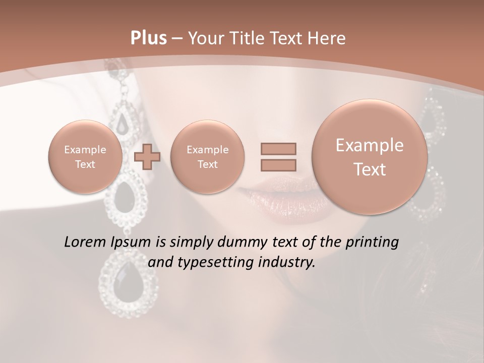 Young Bijouterie Girl PowerPoint Template