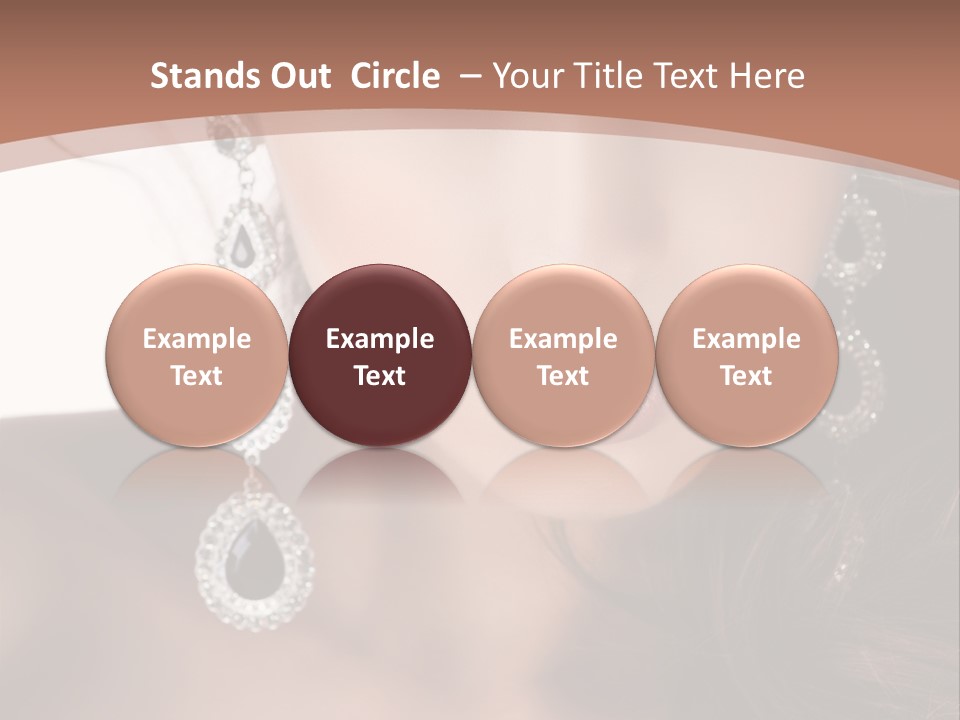 Young Bijouterie Girl PowerPoint Template