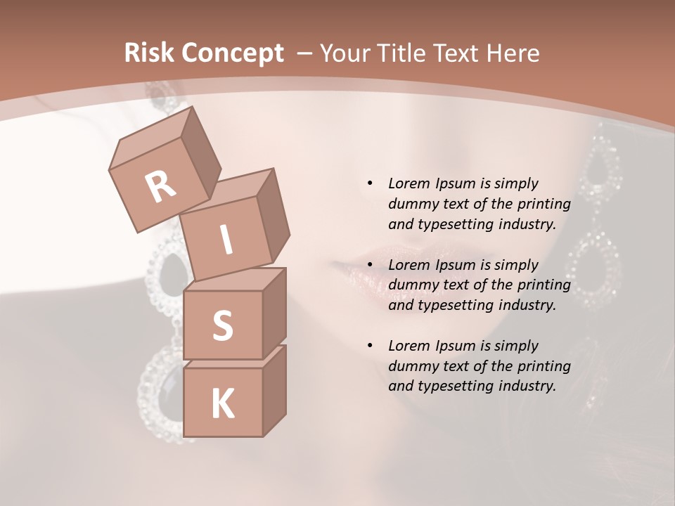 Young Bijouterie Girl PowerPoint Template