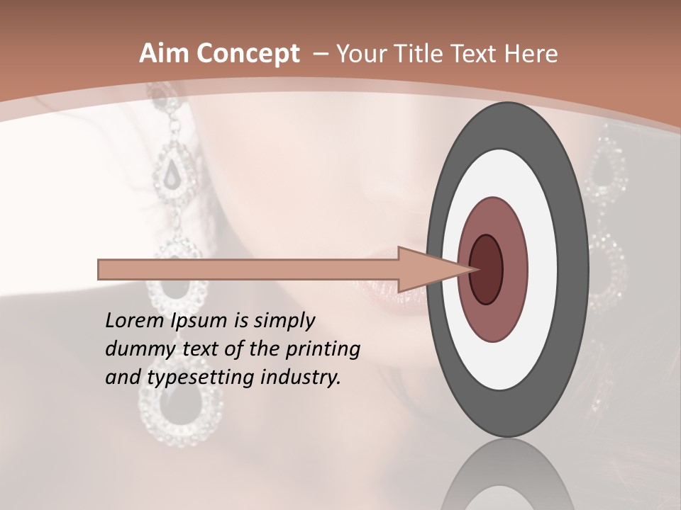 Young Bijouterie Girl PowerPoint Template