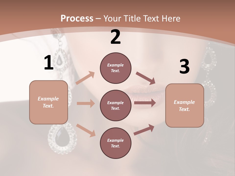 Young Bijouterie Girl PowerPoint Template