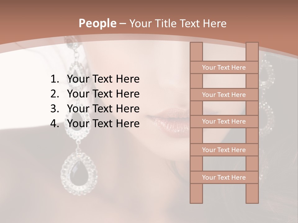 Young Bijouterie Girl PowerPoint Template