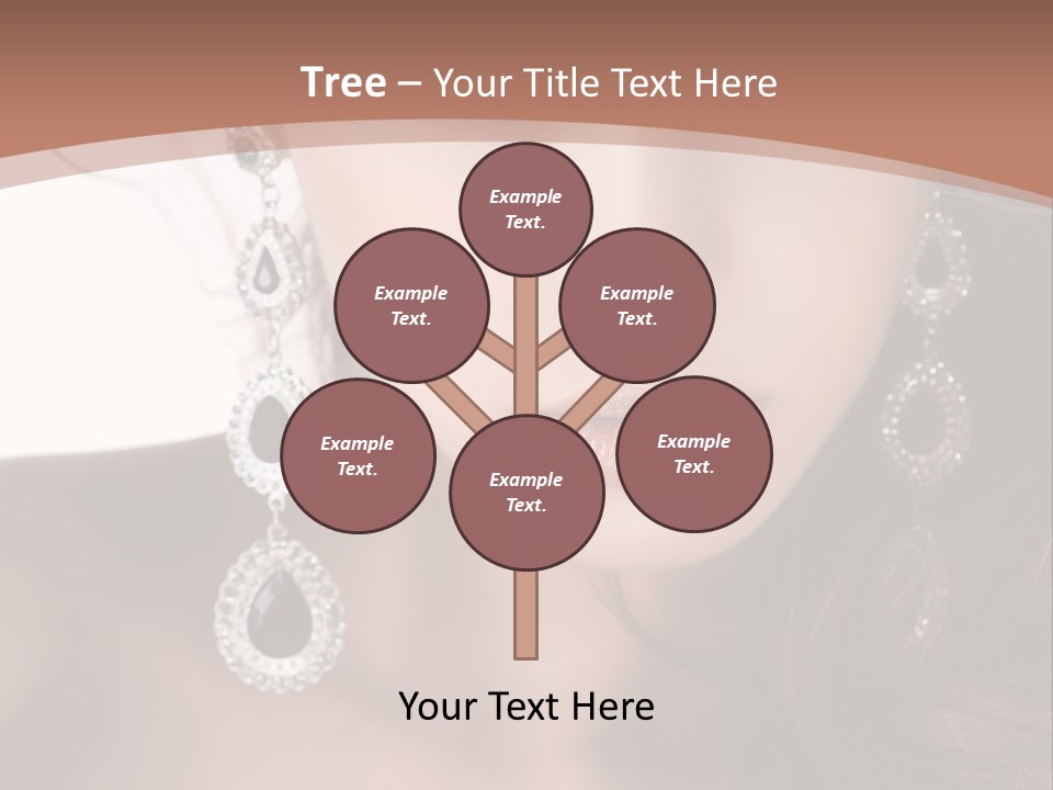 Young Bijouterie Girl PowerPoint Template