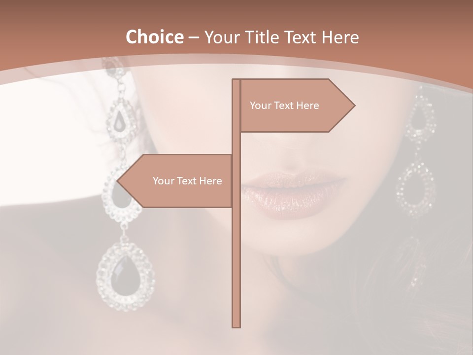 Young Bijouterie Girl PowerPoint Template