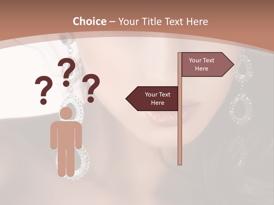 Young Bijouterie Girl PowerPoint Template