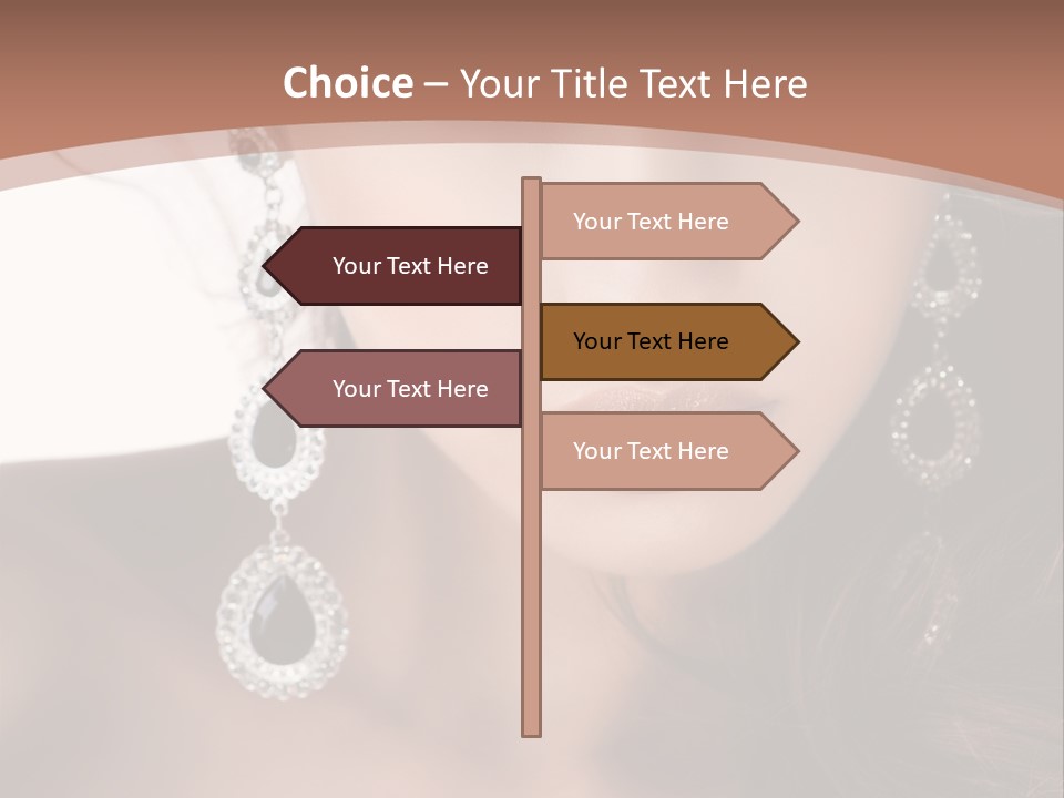 Young Bijouterie Girl PowerPoint Template