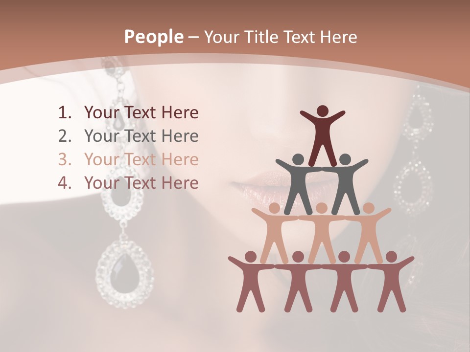 Young Bijouterie Girl PowerPoint Template