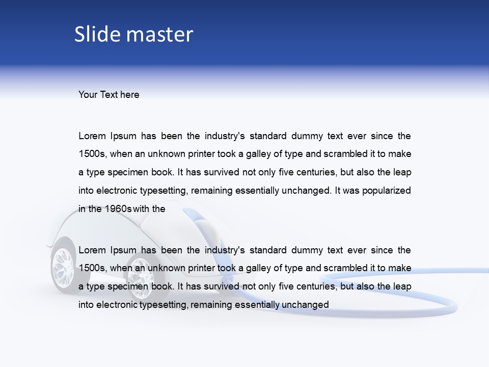 Blue Concept Technology PowerPoint Template