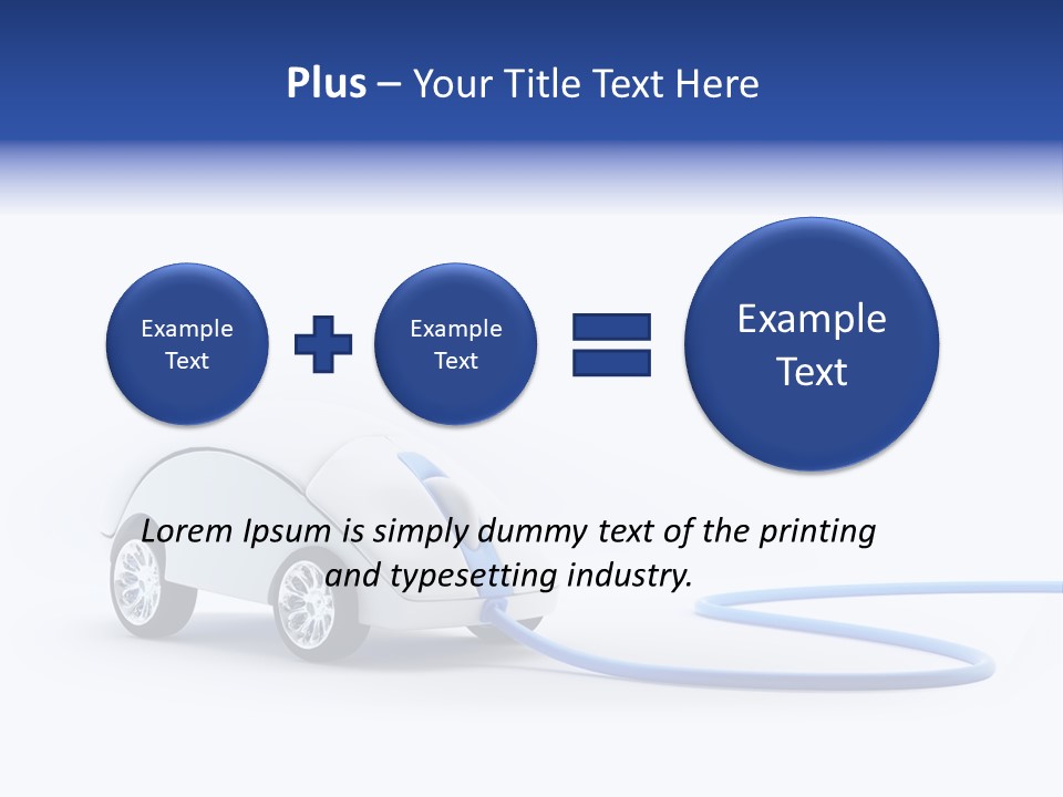 Blue Concept Technology PowerPoint Template