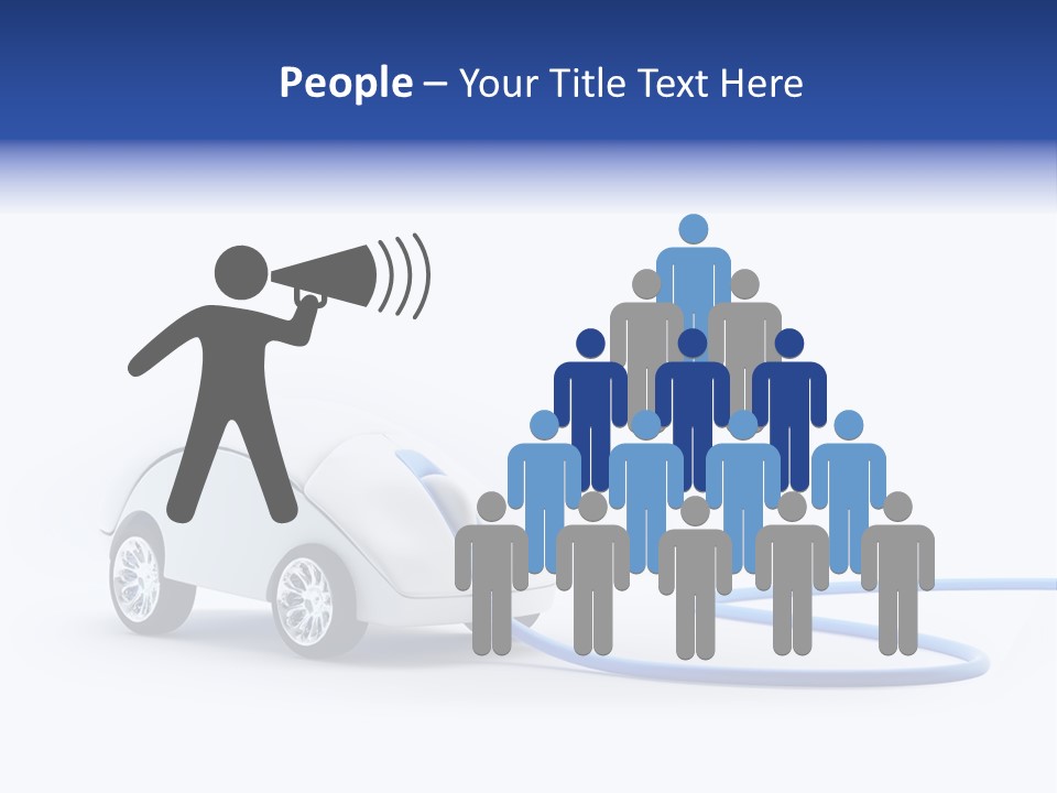 Blue Concept Technology PowerPoint Template