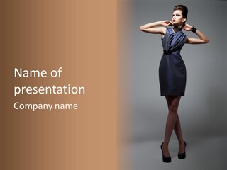 Model Sales Discount PowerPoint Template