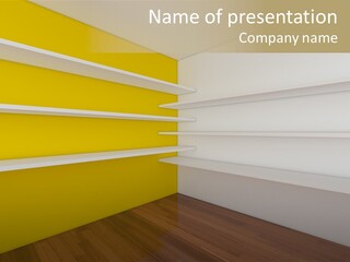 Corner Modern Decorating PowerPoint Template