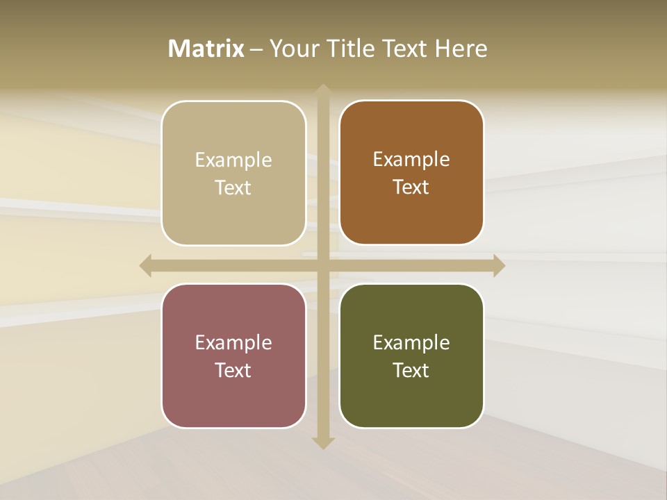 Corner Modern Decorating PowerPoint Template