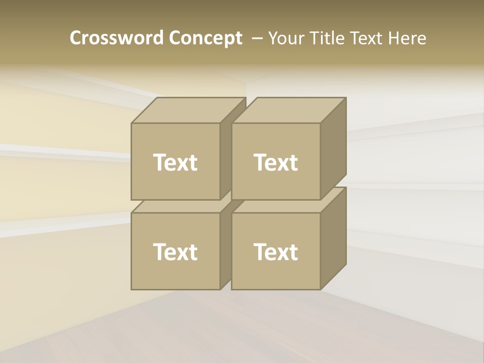 Corner Modern Decorating PowerPoint Template