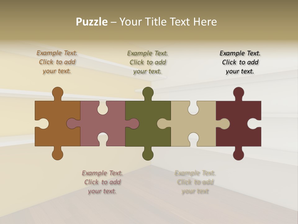 Corner Modern Decorating PowerPoint Template