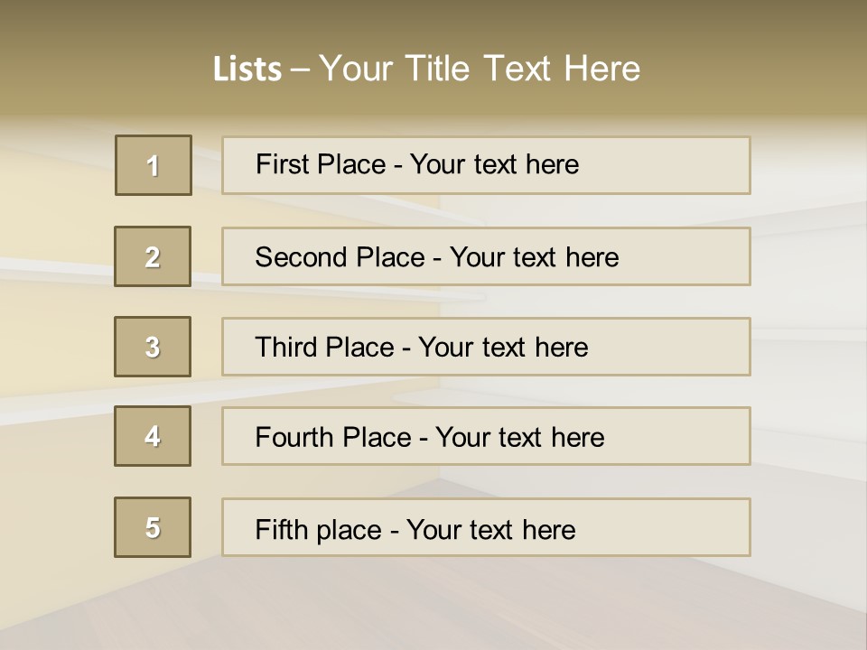 Corner Modern Decorating PowerPoint Template
