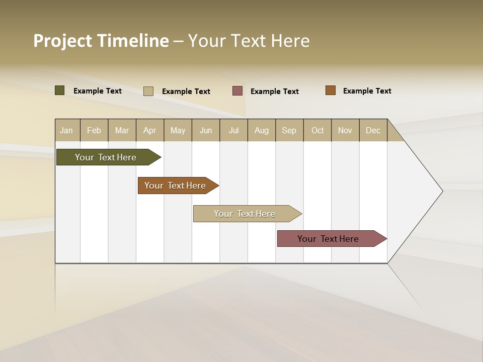 Corner Modern Decorating PowerPoint Template