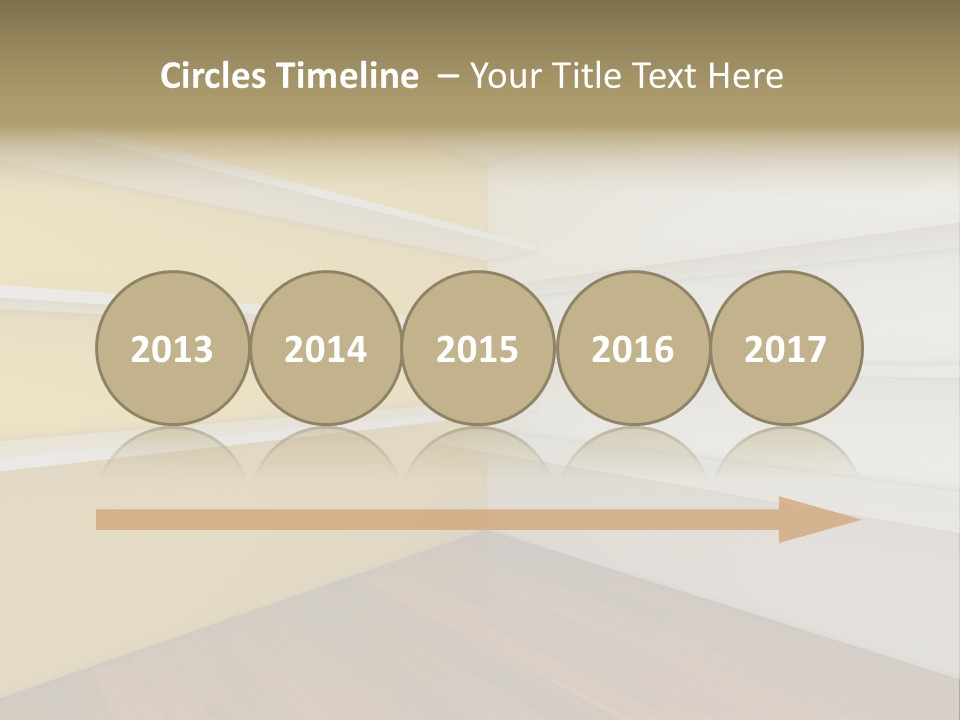 Corner Modern Decorating PowerPoint Template