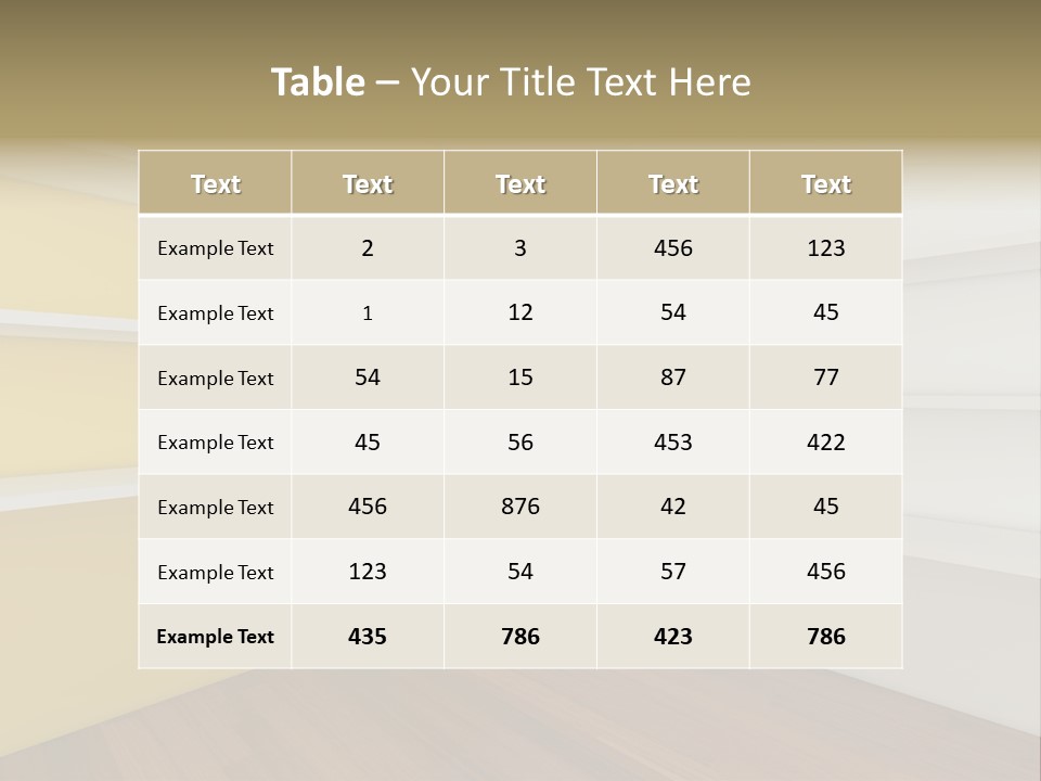 Corner Modern Decorating PowerPoint Template