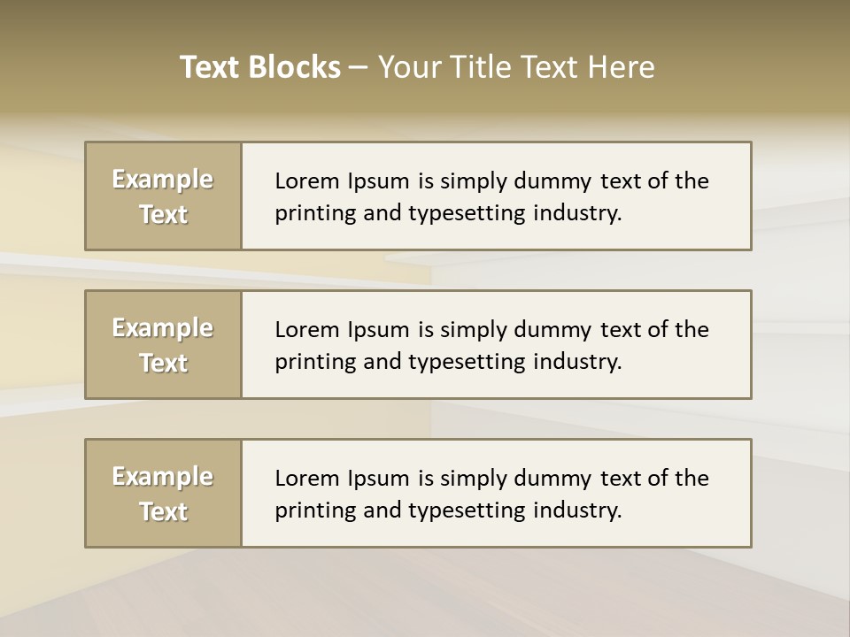 Corner Modern Decorating PowerPoint Template