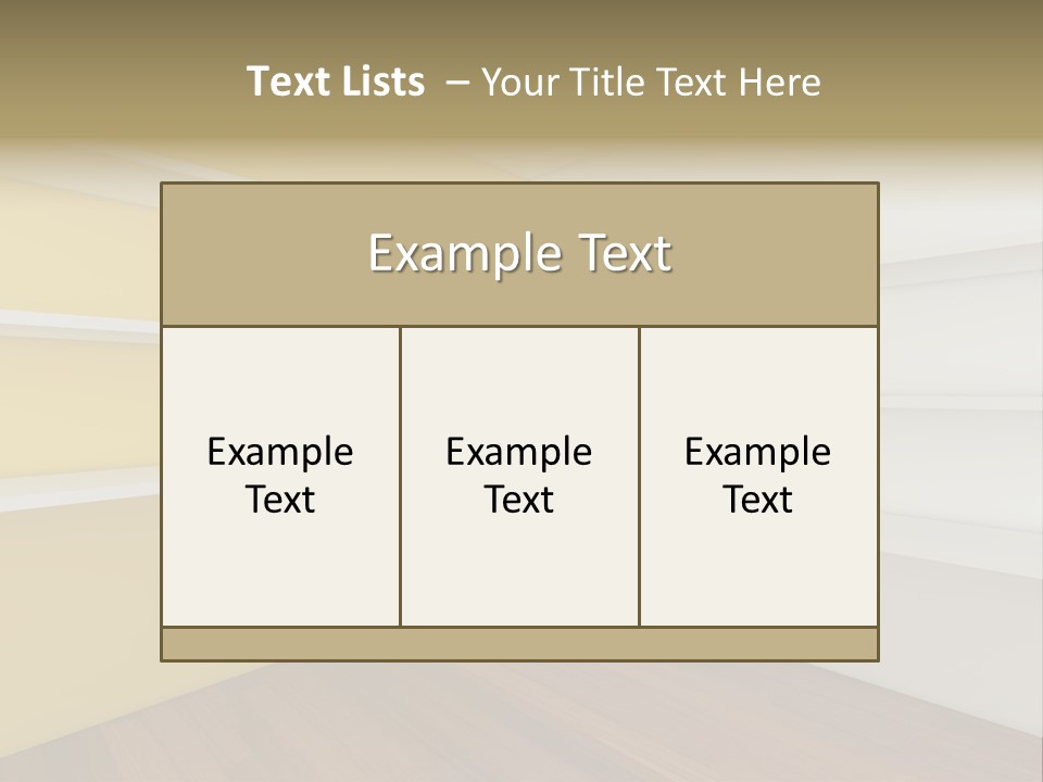 Corner Modern Decorating PowerPoint Template