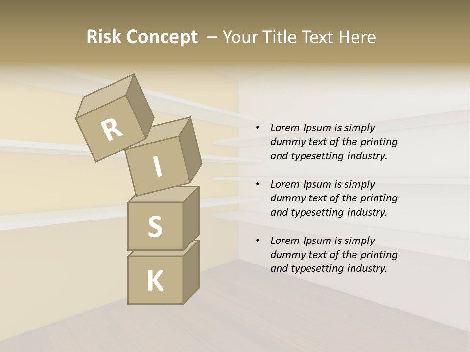 Corner Modern Decorating PowerPoint Template