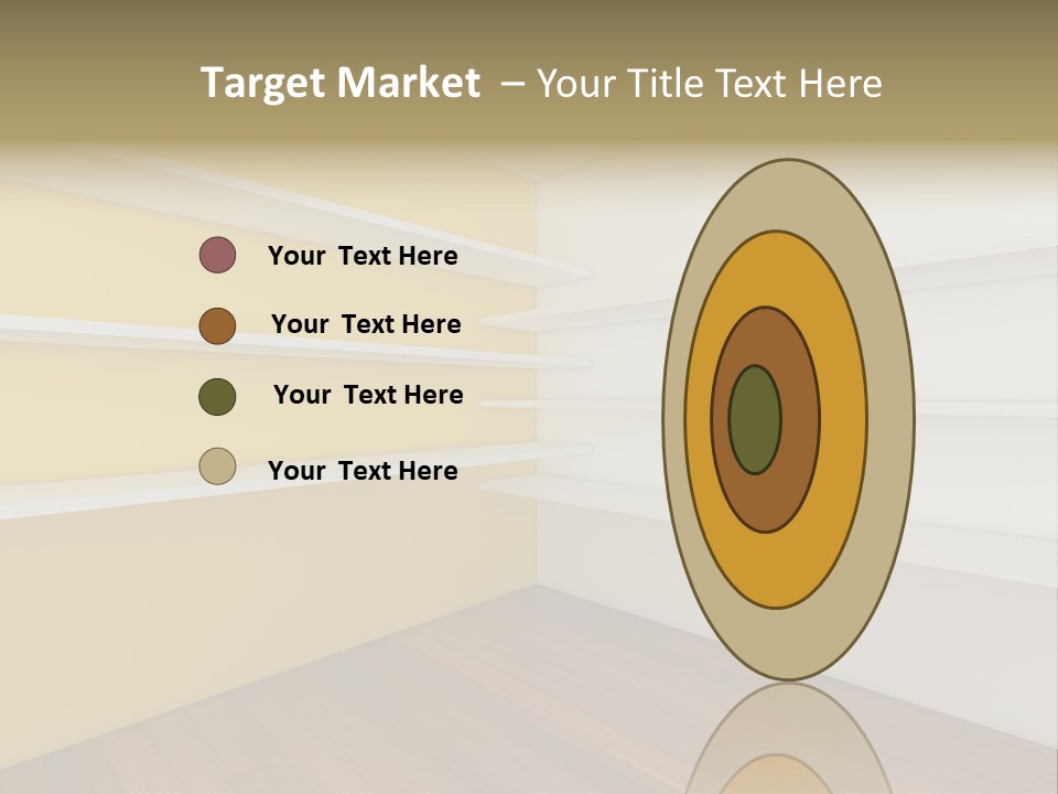 Corner Modern Decorating PowerPoint Template