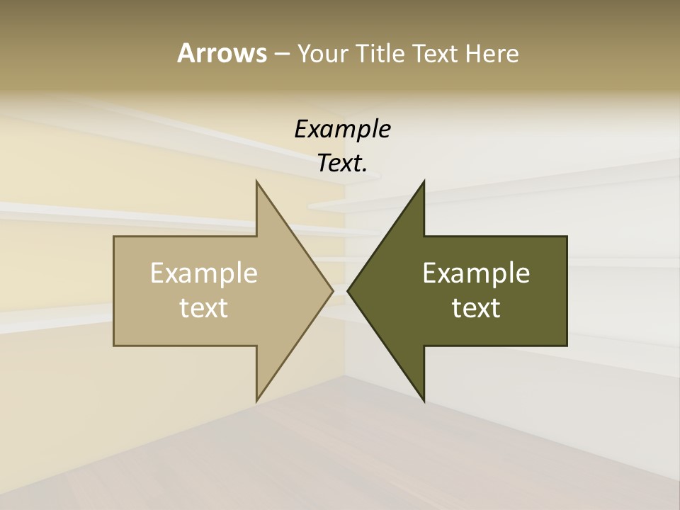 Corner Modern Decorating PowerPoint Template
